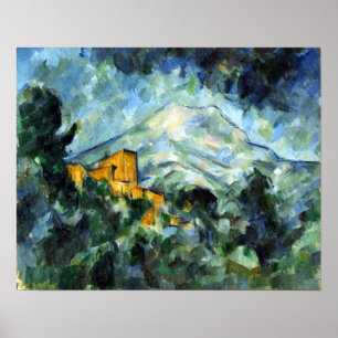 Paul Cezanne Mont Sainte-Victoire and Château Noir Poster
