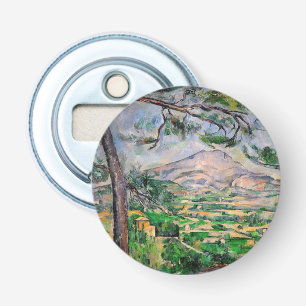 Paul Cezanne - Mont Sainte-Victoire and Large Pine Bottle Opener