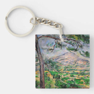 Paul Cezanne - Mont Sainte-Victoire and Large Pine Key Ring
