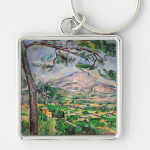 Paul Cezanne - Mont Sainte-Victoire and Large Pine Key Ring