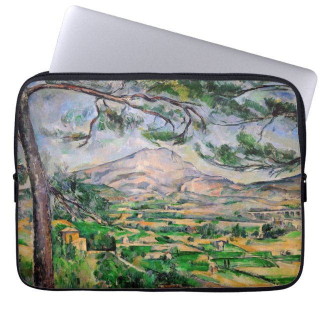 Paul Cezanne - Mont Sainte-Victoire and Large Pine Laptop Sleeve (Front)