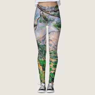Paul Cezanne - Mont Sainte-Victoire and Large Pine Leggings