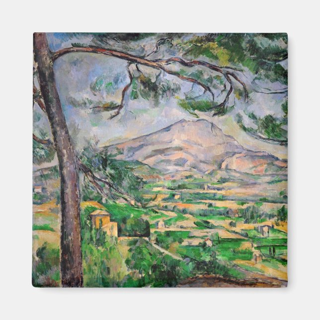 Paul Cezanne - Mont Sainte-Victoire and Large Pine Magnet (Front)