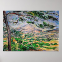 Paul Cezanne - Mont Sainte-Victoire and Large Pine