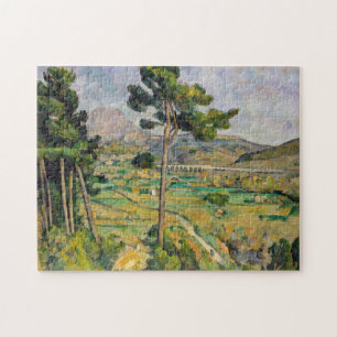 Paul Cezanne - Mont Sainte-Victoire and Viaduct Jigsaw Puzzle