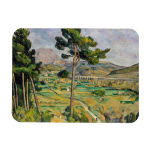 Paul Cezanne - Mont Sainte-Victoire and Viaduct Magnet