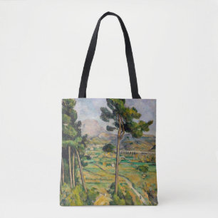 Paul Cezanne - Mont Sainte-Victoire and Viaduct Tote Bag