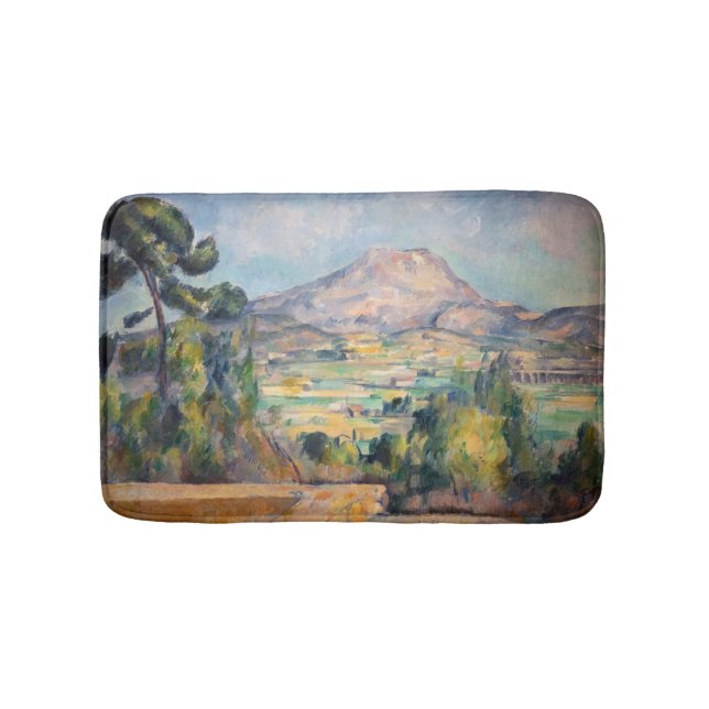 Paul Cezanne - Mont Sainte-Victoire Bath Mat (Front)