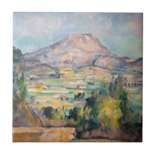 Paul Cezanne - Mont Sainte-Victoire Ceramic Tile