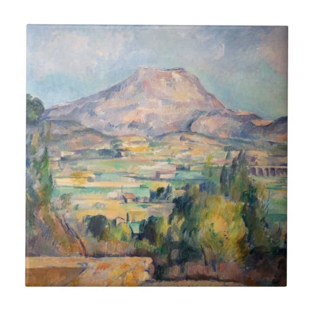 Paul Cezanne - Mont Sainte-Victoire Ceramic Tile (Front)