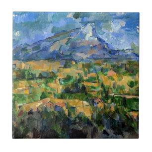 Paul Cezanne - Mont Sainte-Victoire Ceramic Tile