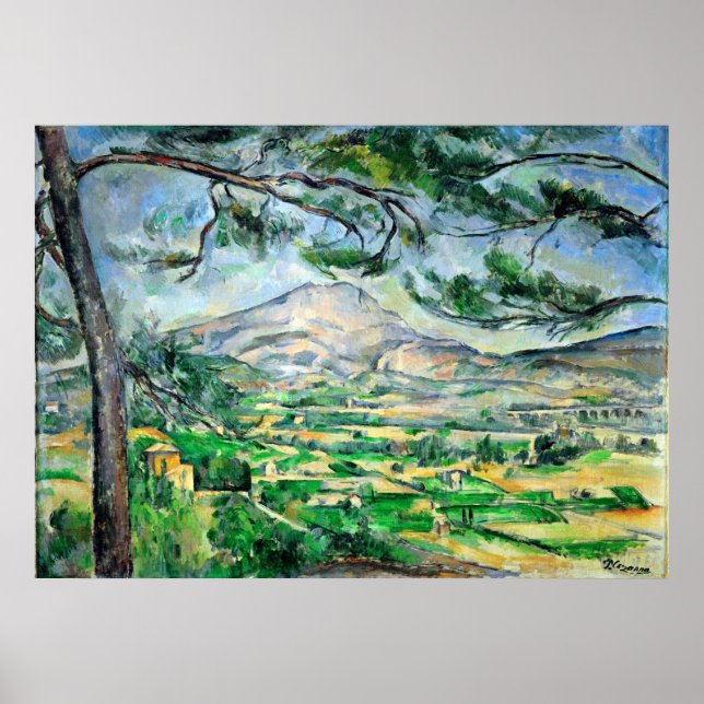 Paul Cézanne, Mont Sainte-Victoire, Courtald Poster (Front)