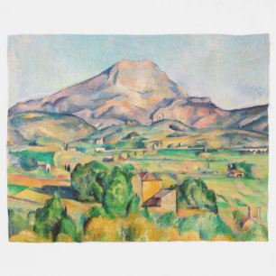 Paul Cezanne - Mont Sainte-Victoire Fleece Blanket