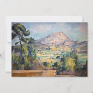 Paul Cezanne - Mont Sainte-Victoire Invitation