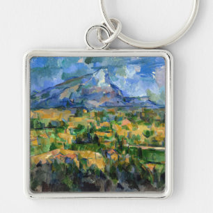 Paul Cezanne - Mont Sainte-Victoire Key Ring