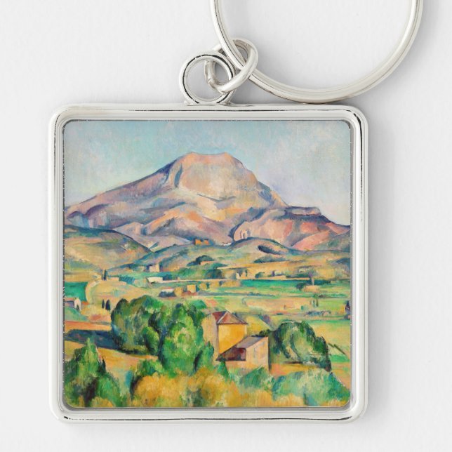 Paul Cezanne - Mont Sainte-Victoire  Key Ring (Front)