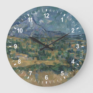 Paul Cezanne Mont Sainte-Victoire Large Clock