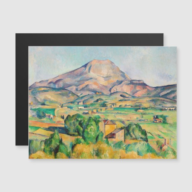 Paul Cezanne - Mont Sainte-Victoire Magnetic Card (Front/Back)
