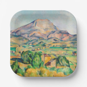 Paul Cezanne - Mont Sainte-Victoire Paper Plate