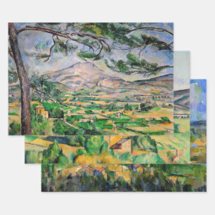 Paul Cezanne  - Mont Sainte-Victoire Selection Wrapping Paper Sheet