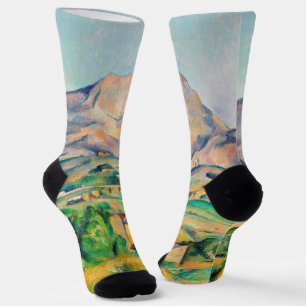 Paul Cezanne - Mont Sainte-Victoire Socks