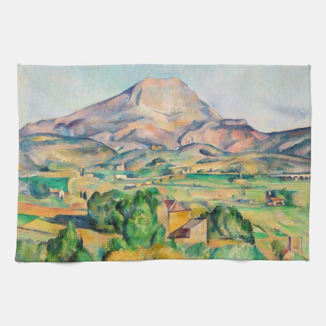 Paul Cezanne - Mont Sainte-Victoire Tea Towel (Horizontal)