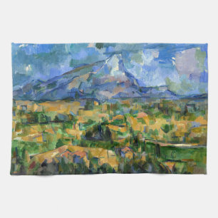 Paul Cezanne - Mont Sainte-Victoire Tea Towel
