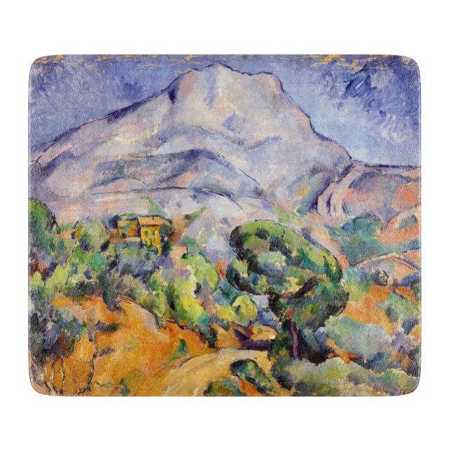 Paul Cezanne - Mont Sainte-Victoire, Tholonet Road Cutting Board (Front)