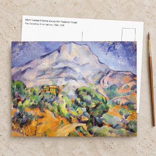Paul Cezanne - Mont Sainte-Victoire, Tholonet Road Postcard