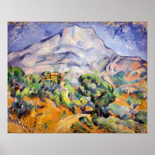 Paul Cezanne - Mont Sainte-Victoire, Tholonet Road Poster