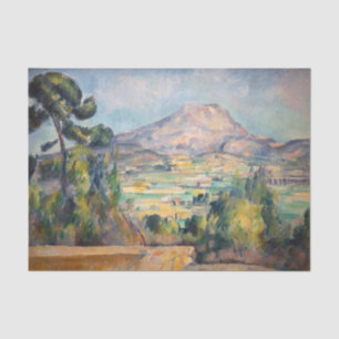 Paul Cezanne - Mont Sainte-Victoire Tissue Paper