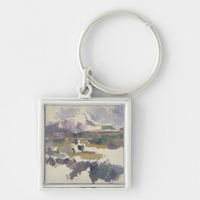 Paul Cezanne | Montagne Sainte-Victoire, 1904-05 Key Ring (Front)