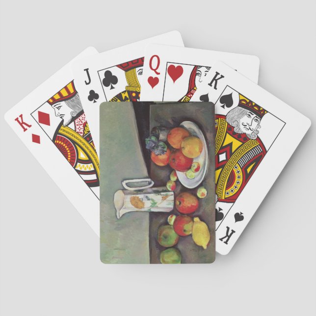 Paul Cezanne | Paul Cezanne | Still life with milk Playing Cards (Back)