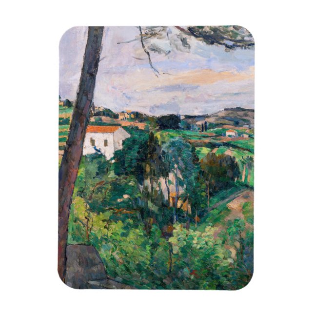Paul Cezanne - Pine tree at Estaque Magnet (Vertical)