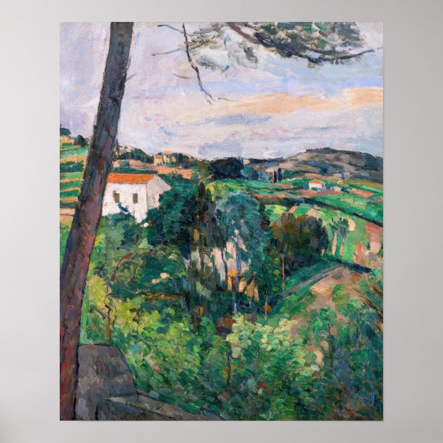 Paul Cezanne - Pine tree at Estaque Poster (Front)