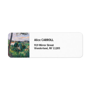 Paul Cezanne - Pine tree at Estaque Return Address Label