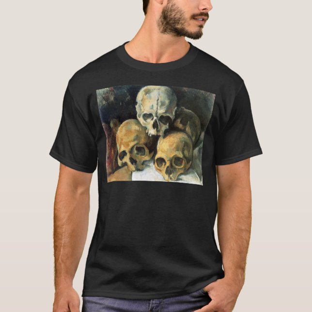 Paul Cézanne - Pyramid of Skulls T-Shirt (Front)