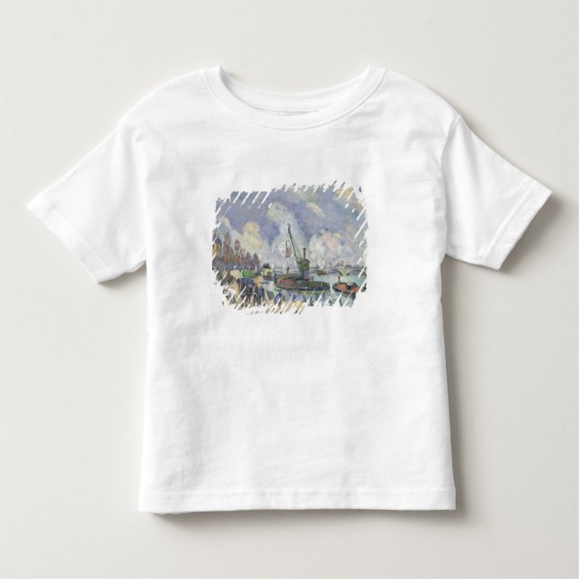 Paul Cezanne | Quai de Bercy, Paris, 1873-75 Toddler T-Shirt (Front)