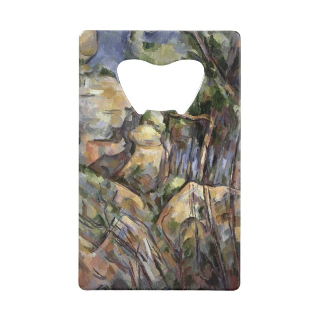 Paul Cezanne | Rocks near the Caves below the Chat (Front)