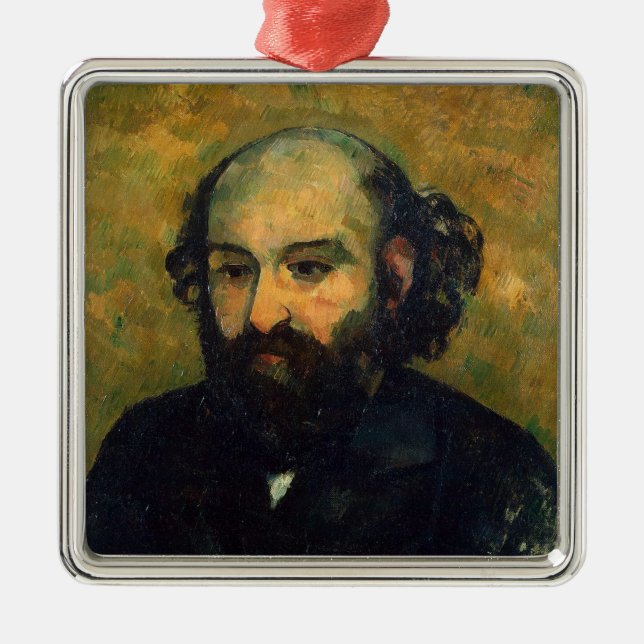 Paul Cezanne | Self Portrait, 1880-81 Metal Tree Decoration (Front)