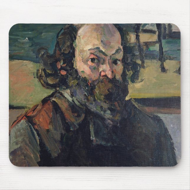 Paul Cezanne | Self Portrait, c.1873-76 Mouse Pad (Front)
