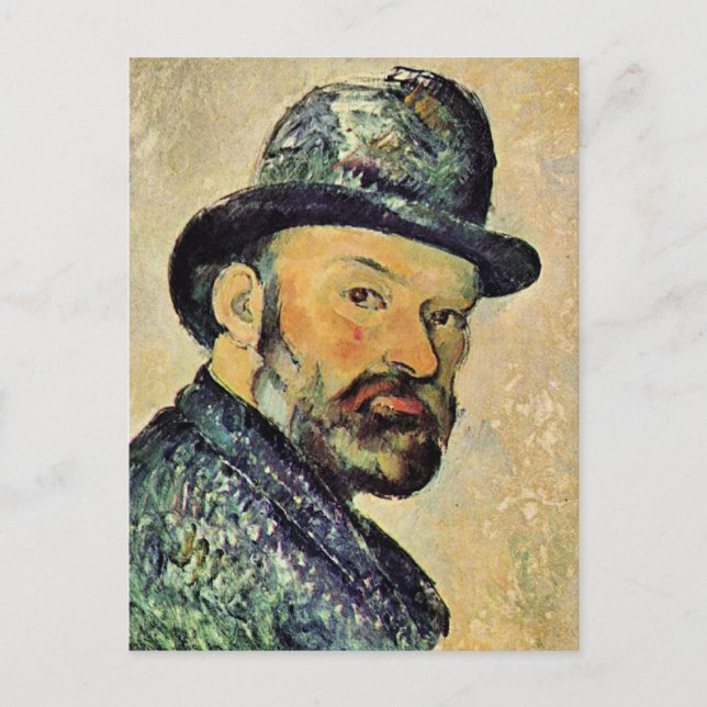 Paul Cezanne, Self-Portrait, Postcard (Front)