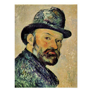 Paul Cezanne, Self-Portrait, Poster