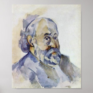Paul Cezanne - self-portrait Poster