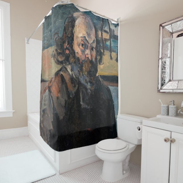 Paul Cezanne - Self-portrait Shower Curtain (In Situ)