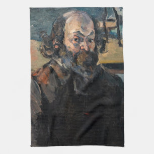 Paul Cezanne - Self-portrait Tea Towel