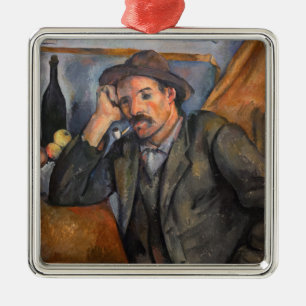 Paul Cezanne - Smoker Metal Ornament