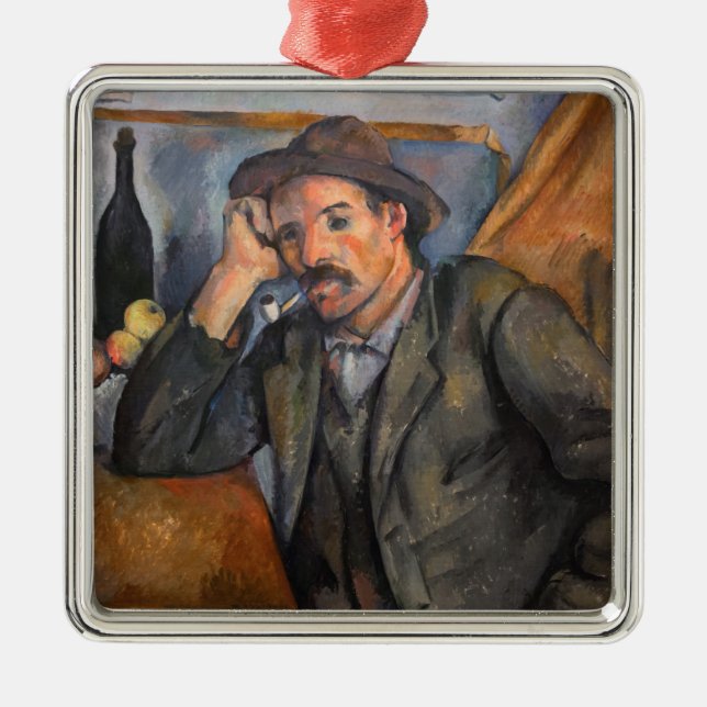 Paul Cezanne - Smoker Metal Ornament (Front)