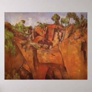 Paul Cezanne  Steinbruch Bibemus Poster