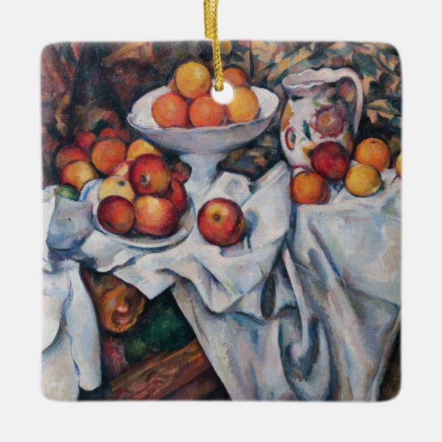 Paul Cezanne - Still Life, Apples and Oranges Ceramic Ornament (Front)